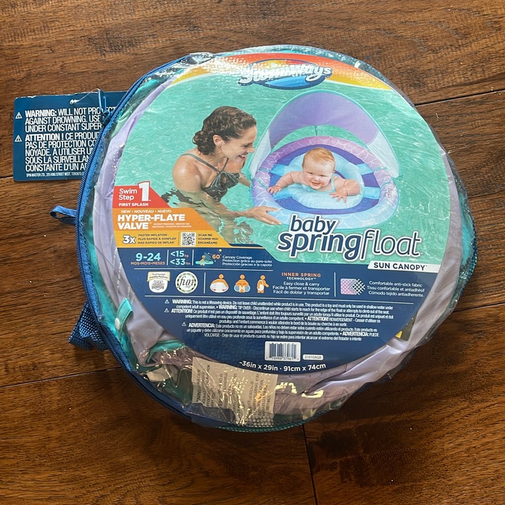 Baby Spring Float Sun Canopy like new